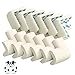 12pcs Protector de Esquinas Bebes y Niños Protecciones para bebés, Espuma Suave Protectores de Seguridad para Mesas Esquina y Aualquier Tipo de Muebles Anti-colisión Esquineras Cojines Protectores
