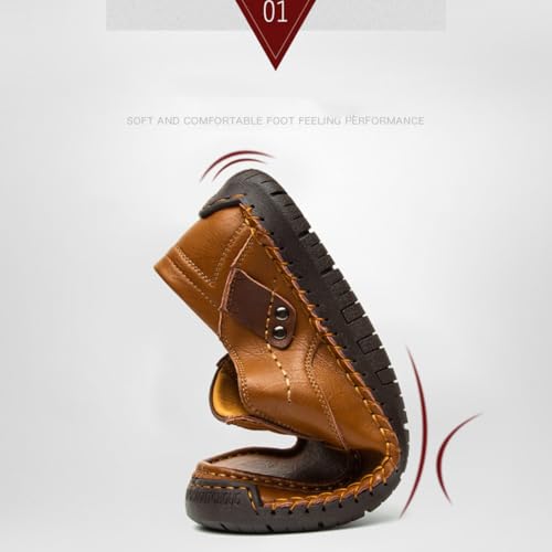 Orthopedic Shoes Men's Waterproof Fashion Orthopedic Shoes Vintage Lightweight Slip-On Flat Loafers Travel & Outdoor3