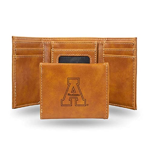Image of Rico Industries NCAA Laser Engraved Trifold Laser Engraved Tri-Fold Wallet - Men's Accessory