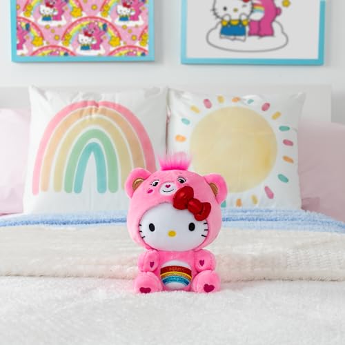 Care Bears 22701 Hello Kitty Dressed As Cheer Bear 8 Inch Fun-Size Plush thumb #3