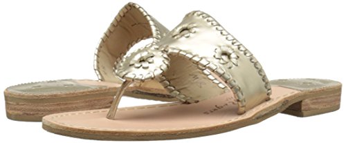 Jack Rogers Women's Hamptons Sandal, Platinum, 9.5 M Us #TOP6