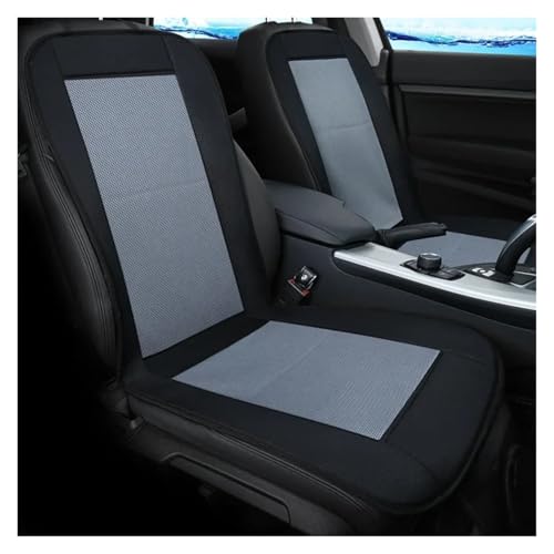 Atmophe Cojín De Asiento Coche con Espaciador 3D 12 V CC Aire Fresco Verano 8 Ventiladores Ventilación Soplado Rápido Refrigeración por Fundas Asientos Coche(1pcs Black Grey)