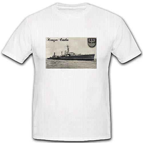 T-shirt croix Emden blanc ample fini les vêtements trop serrés