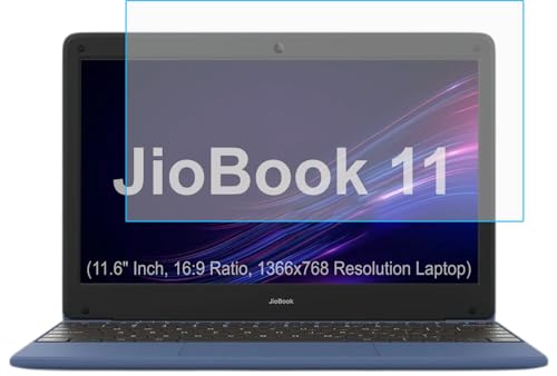 Image of ScreenGuard Compatible With JioBook 11 (11.6 inch Inch, 16:9 Ratio, 1366x768 Resolution Laptop) Flexible Fiber 9H Hardness Screen Protector Not a Tempered Glass,