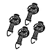 Sorrowful Pursuit Universel 4pcs / Set Noir Forte Ventouse d'aspiration d'ancrage fixant Cravate Cravate Down Camping bâche Bateau Voiture auvent