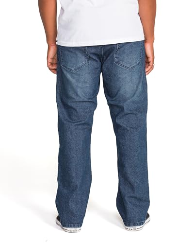 Image of Volcom Men's Solver Stretch Denim Jeans-Modern Fit Pant