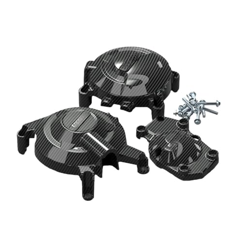 Cubierta protectora motor fibra carbono para Street Triple 765 S R RS 2017-2023