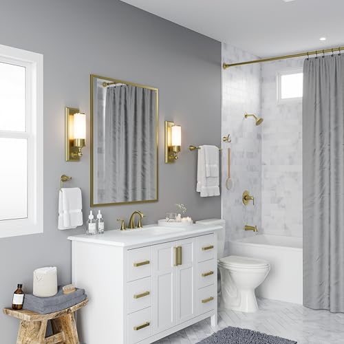 Pfister Willa Bathroom Sink Faucet, 8-Inch Widespread, 2-Handle, 3-Hole, Brushed Gold Finish, LF049MALBG by Pfister - Image 8