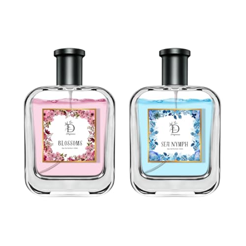 Image of Dionii Eau De Parfum Gift Set for Women | SEA NYMPH, BLOSSOMS Perfume Set | Long Lasting Fragrance (2 x 50ml Each)