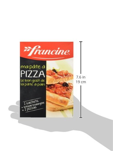 Francine préparation pour pâte à pizza rapide à cuisiner le soir