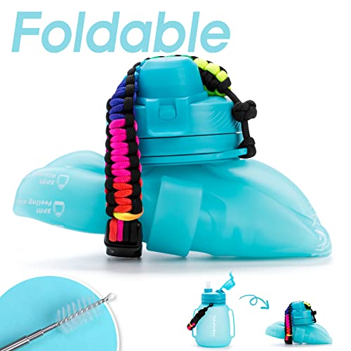 Collapsible-Water-Bottles-40-OZ-Gallon-Motivational-Water-Jug-with-Straw-12L-Silicone-Sports-Water-Bottle-with-Time-Marker-Leakproof-Large-Water-Bottle-for-Yoga-Camping-Outdoors