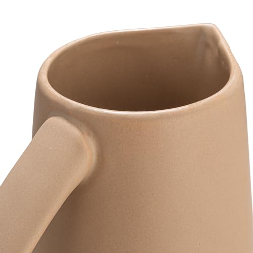 Pichet moderne en grès beige mastic carafe design Bloomingville
