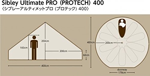 キャンバスキャンプシブレー400 canvascamp PRO TECH