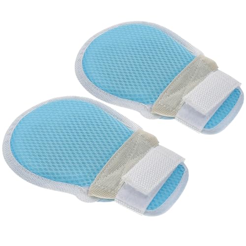 BCOATH 2pcs Medical Wrist Arm Fixed Straps Detachable Design Blue for Home Use