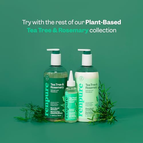 Renpure Tea Tree & Rosemary Scalp Serum, Plant-Based - Refreshing & Rebalancing - For Moisturized, Soft Hair - For Oily/Normal Hair- Tea Tree Leaf Oil thumb #5
