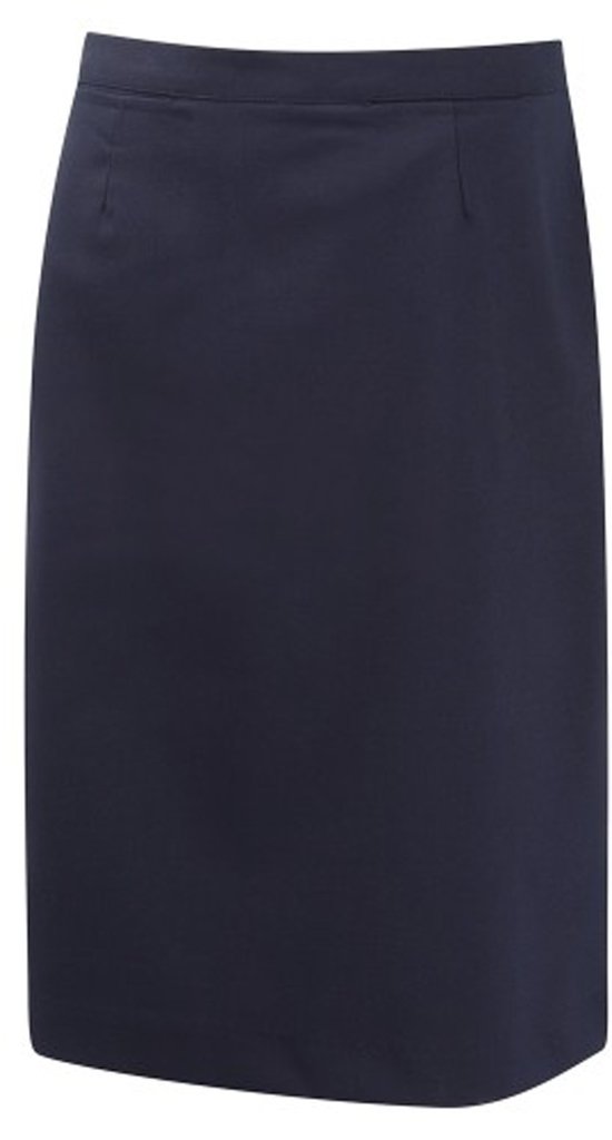 David Luke School Uniform Senior Girls Straight Skirt Navy 24"/18