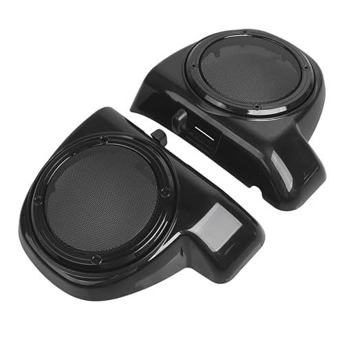 Parlantes para motocicleta 6.5 pulgadas sin pintar negro miniatura 6