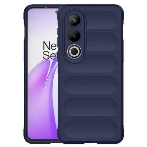 Image of Amazon Brand-Solimo Mobile Cover for OnePlus Nord CE4 5G | Full Camera Protection | Liquid Silicon Case | Flexible Bumper Case for OnePlus Nord CE4 5G (Dark Blue)