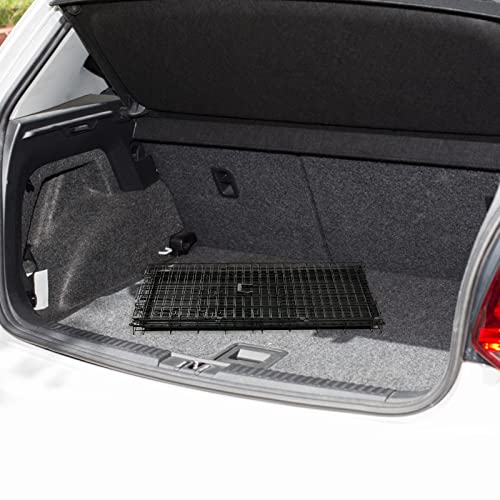 Dog Crate Dog Cage M L XL,Foldable Metal Puppy Dog Crates with 2 Doors with Chew Resistant Plastic Base Tray and Carrier Handle - Image 7