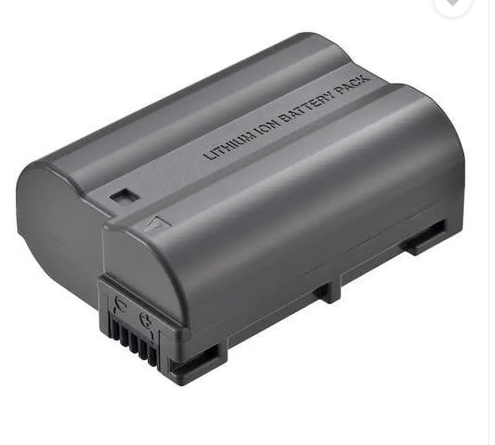 VOLTIX EN-EL15a Camera Battery for Niko-n D7200 D800 D800E D810 D850 D750 D610 Camera Battery Charger (Grey)