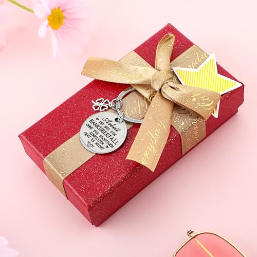 PEOVLVN 1 Stück Danke Schlüsselanhänger,geschenk für kollegin，Edelstahl Schlüsselanhänger,Abschieds Kollegen Schlüsselanhänger,Freundschaft geschenk Glücksbringer zum Geburtstag Rente Jobwechsel