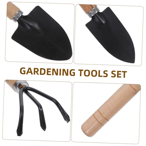 Kit de jardinería CHILDWEET con pala y rastrillo ergonómico miniatura 3