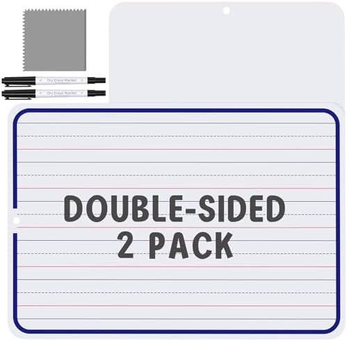 Amazon.com : Grope Dry Erase Lapboard Portable Learning Board, Double ...