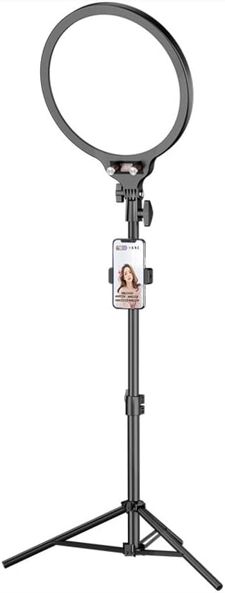 Live Broadcast Fill Light Desktop Overhead Camera Stand with Retractable Full Screen Selfie Tripod The Ground