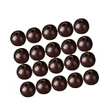 POPETPOP 200 piezas Cuentas Redondas de Madera Natural para Bisutería DIY Accesorios Creativos para Pulseras y Rosarios Manualidades