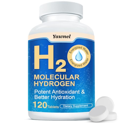 hydrogen water tablets 120 tablets hydrogen tablets for drinking water-support brain health amp cognitive function energized water-non-gmo amp gluten free