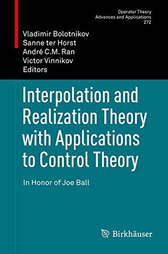 Buy Interpolation and Realization Theory with Applications to Control Theory — BookShops.in