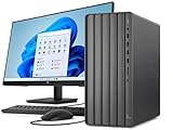 HP Envy Desktop Bundle, 27' FHD IPS Anti-Glare Monitor, 12th Gen Intel Core i5-12400 Processor, 12GB Memory, 512GB SSD, Intel UHD Graphics, Keyboard & Mouse, Wi-Fi, Ethernet, Windows 11 Pro