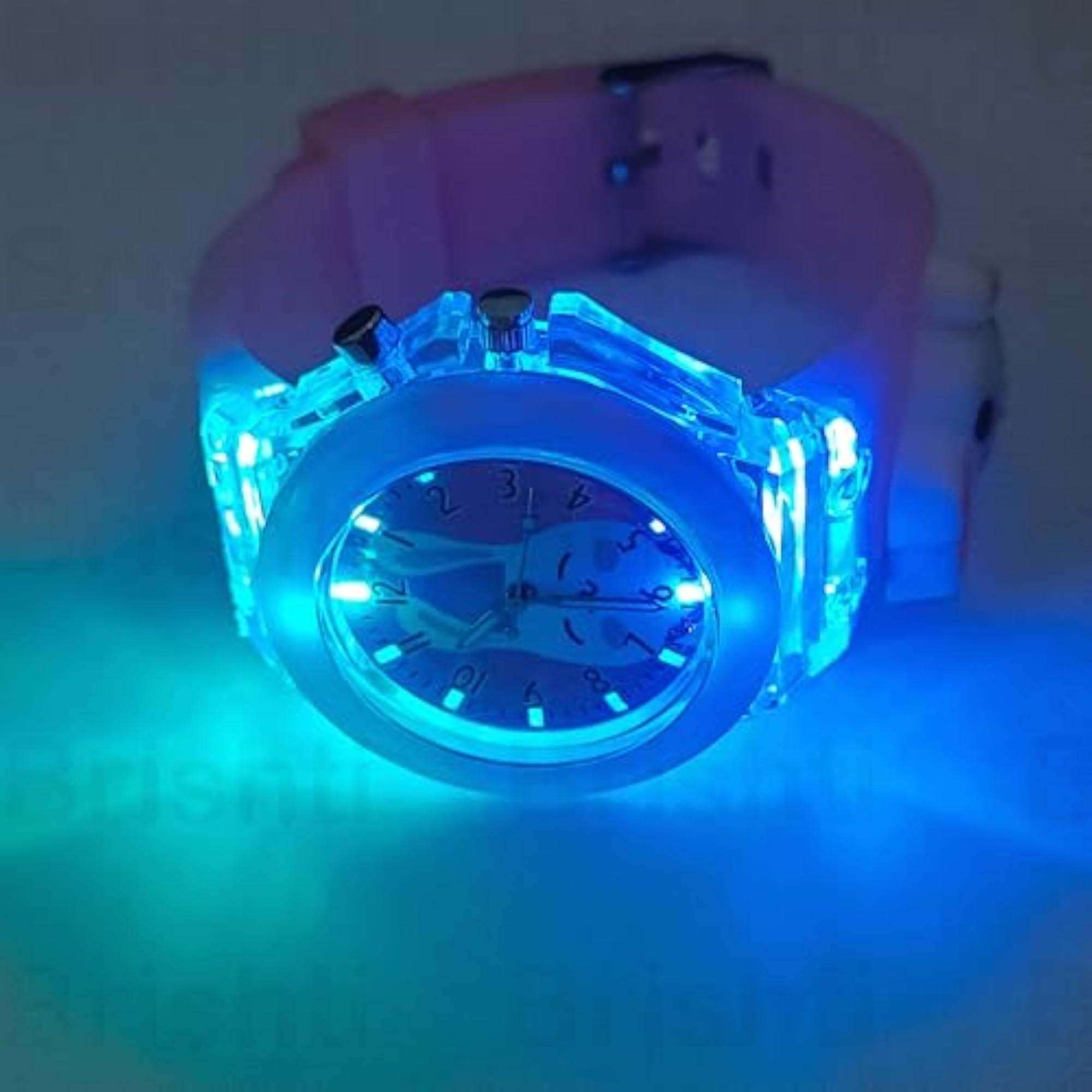 Girls' 3D Cartoon Character Digital Disco Light Watch