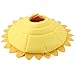 Fashionable Pet Recovery Collar, Soft Cotton Dog and Cat Healing Cone with Sunflower Design, Lightweight Protective Collar for Wound Care and Post Treatment (Size 4 Neck Circumference 26-29cm)