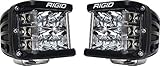 Rigid Industries D-SS PRO - Spot - Dual Side Shooter - Set of 2 - Black Housing