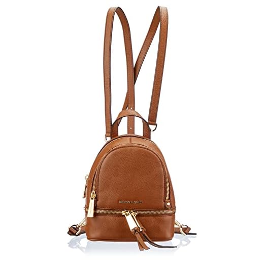 Michael Kors XS MSGR Backpack, Mochila. para Mujer, Luggage, Extra-Small