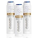 CDM Cosmética Revicap – Champu Hombre Anticaida 200ml con Vitaminas y Extractos Vegetales, Shampoo Anticaida para Pelo Fino, Tratamiento Caida Cabello Mujer Uso Frecuente (3 Unidades)