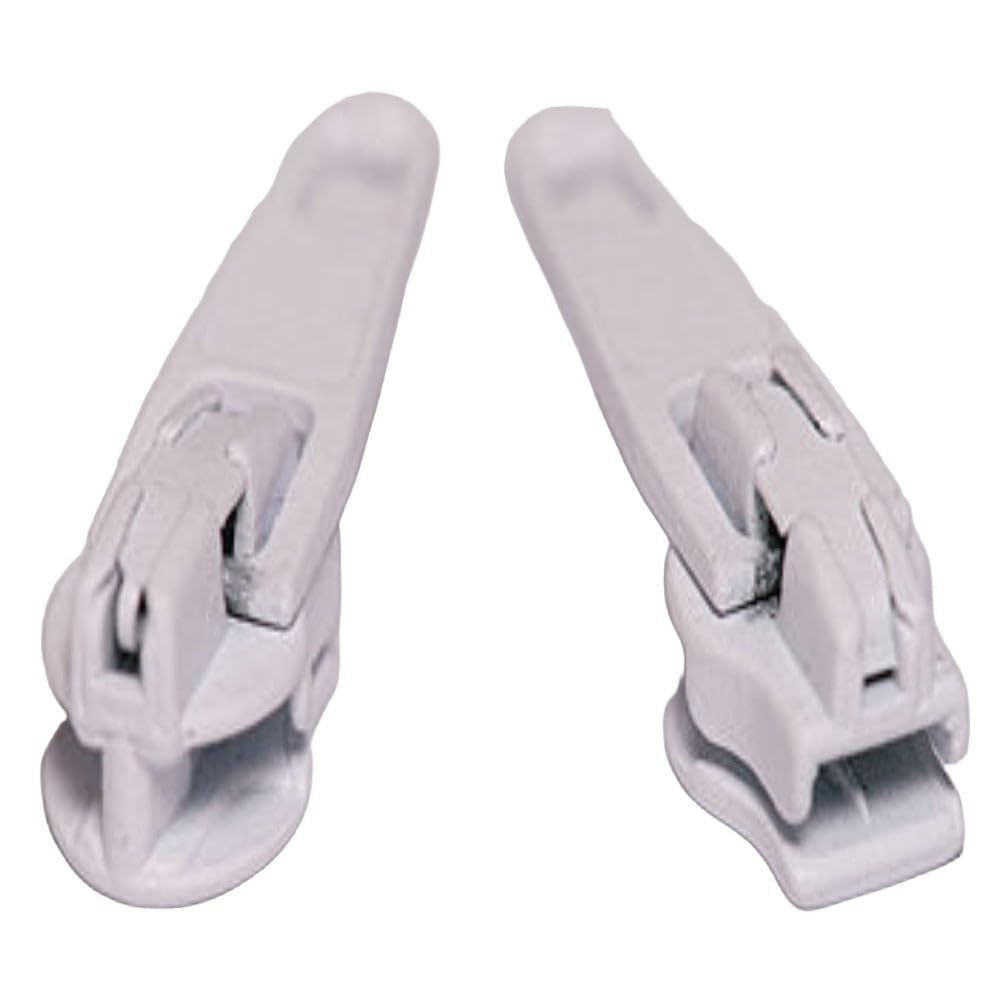 Black Barn Upholstery Supplies White Auto-Lock No.3 Zip Sliders /Bag Of 100