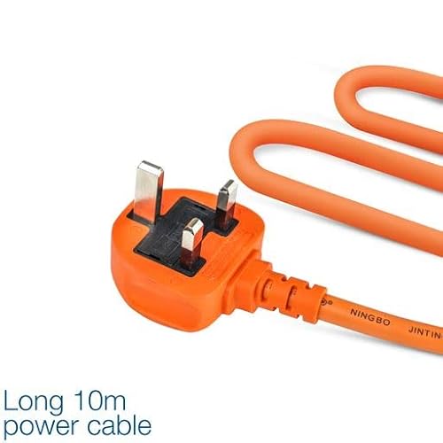 Hyundai 550W 510mm Corded Electric Hedge Trimmer Pruner, Lightweight at just 3.17kg, 10m power cord, Can Handle Branches up to 16mm, 3 Year Warranty 9 Hyundai 550W 510mm Corded Electric Hedge Trimmer Pruner, Lightweight at just 3.17kg, 10m power cord, Can Handle Branches up to 16mm, 3 Year Warranty - Image 9