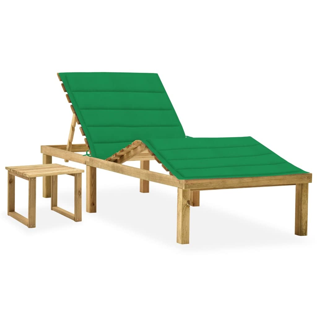 Chaise longue de jardin en pin dossier réglable pour soulager le dos et se détendre
