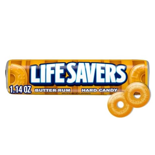 Life Savers Butter Rum Hard Candy, 1.14 ounce