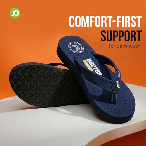 Image of DOCTOR EXTRA SOFT Women's Ortho Care Orthopaedic and Diabetic Feel Good Super Comfort Dr Sliders /Flip-flops /House Slippers [OR-D-16]