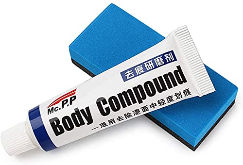 BESTT 2 Piezas Kits de reparación de rasguños de automóviles, Auto Body Compound MC308 Set de Pulido de Pasta de Pulido Cuidado de la Pintura Removedor de rasguños Fix it Car Wax Cover