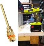3Pcs Hot Glue Gun Nozzles 3 Size 70 mm Copper Glue Gun Nozzle with Wrench Assortment Kit for Home Repairs DIY Craft Projects Brass