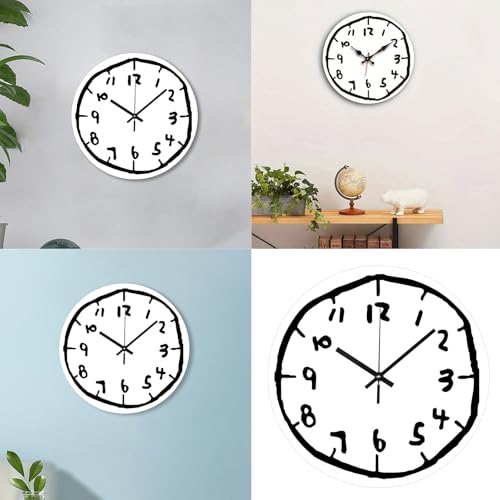 Horloge murale créative pour cuisine et salon moderne avec design acrylique - 3