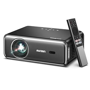 EAZZE D1 Pro Smart Projector with WiFi and Bluetooth, Netflix Official, 20W Speakers, Dolby Audio & dbx-tv Total Sonics, Auto Focus & Keystone, Native 1080P Portable Outdoor Movie Projector