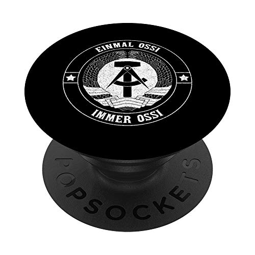DDR Kostüm Geschenk für Ossis DDRler I Ostdeutschland PopSockets mit austauschbarem PopGrip