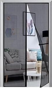 Moustiquaire Porte Magnétique 95x210cm Panngu - Anti Mouches Fermeture Automatique