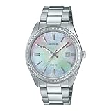 Casio MTP1302DS-7AV Men's Standard Classic Stainless Steel MOP Dial Date Analog Watch