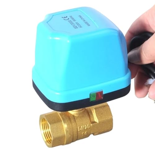 Vanne à bille motorisée DN25 en laiton AC220V pour régulation CVC